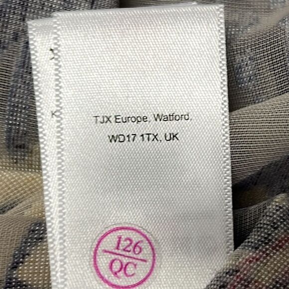 Tahari Women’s Velvet Mesh Sheer Floral Intimates Robe with Belt- Medium - Picture 16 of 16